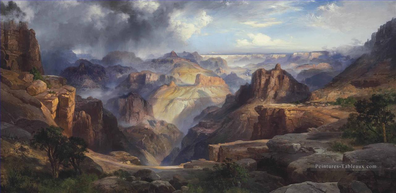 le Grand Canyon du Colorado Thomas Moran Peintures à l'huile
